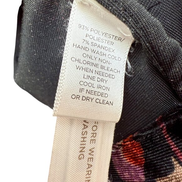 LOFT Velvet Shrug 0/S Black Red Paisley Jacket Stretch Evening Holiday Cardigan - Picture 9 of 9